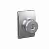 Schlage Bowery Knob Keyed Entry Lock Century Trim