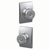 Schlage Bowery Keyed Entry Lock Greenwich Trim