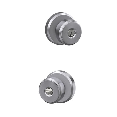 Schlage Bowery Keyed Entry Lock Greyson Trim