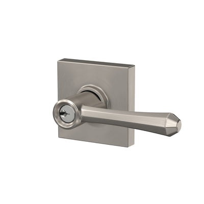 Schlage Dempsey Lever Keyed Entry Lock Collins Trim