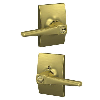 Schlage Elan Lever Keyed Entry Lock Century Trim