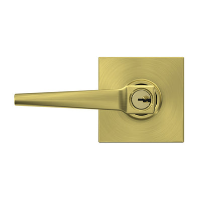 Schlage Elan Lever Keyed Entry Lock Collins Trim