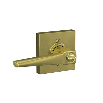 Schlage Elan Lever Keyed Entry Lock Collins Trim