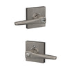 Schlage Elan Lever Keyed Entry Lock Collins Trim