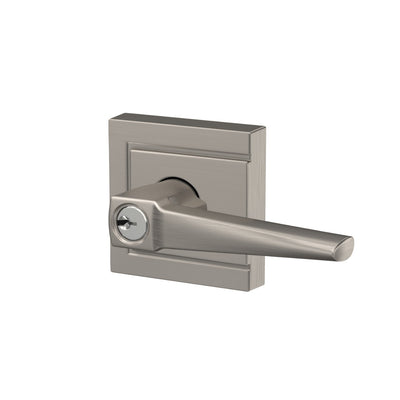 Schlage Elan Lever Keyed Entry Lock Upland Trim