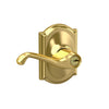 Schlage Lever Keyed Entry Lock Camelot Trim