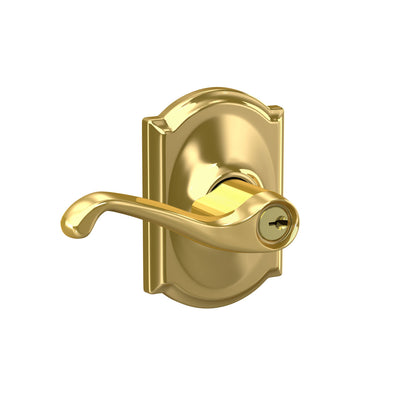 Schlage Lever Keyed Entry Lock Camelot Trim