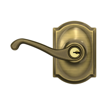 Schlage Lever Keyed Entry Lock Camelot Trim