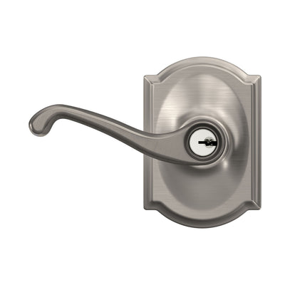 Schlage Lever Keyed Entry Lock Camelot Trim