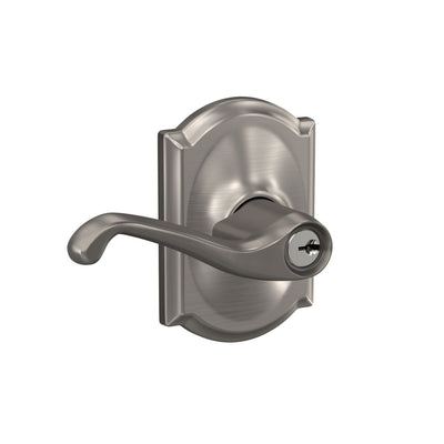 Schlage Lever Keyed Entry Lock Camelot Trim