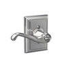 Schlage Flair Lever Keyed Entry Lock Antique Brass