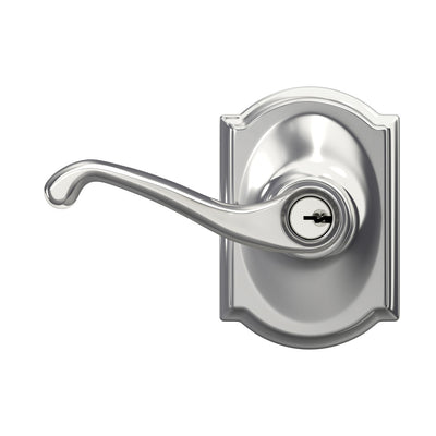 Schlage Lever Keyed Entry Lock Camelot Trim