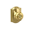 Schlage Georgian Knob Keyed Entry Lock Camelot Trim