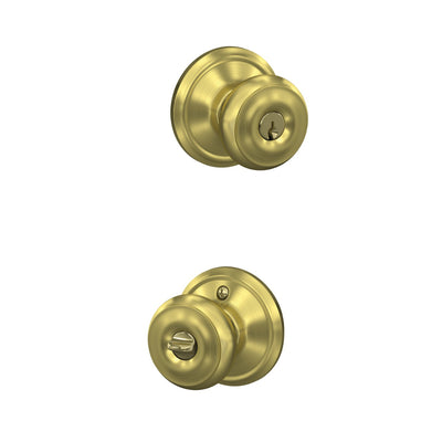 Schlage Georgian Knob Keyed Entry Lock Standard Trim