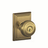 Schlage Georgian Knob Keyed Entry Lock Addison Trim