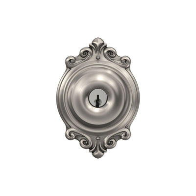 Schlage Georgian Knob Keyed Entry Lock Brookshire Trim