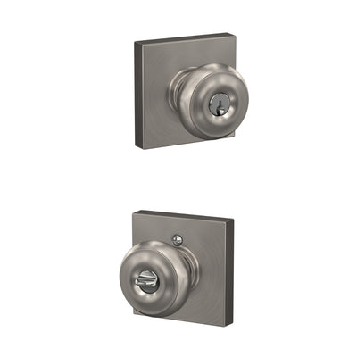 Schlage Georgian Keyed Entry Lock Collins Trim