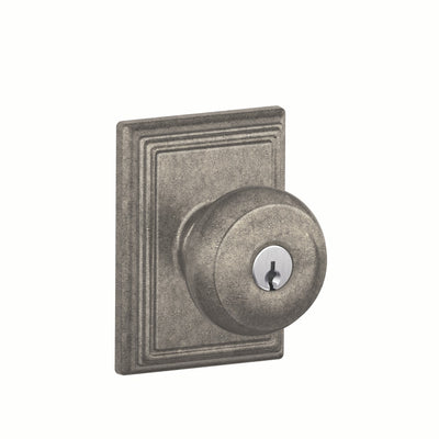 Schlage Georgian Knob Keyed Entry Lock Addison Trim