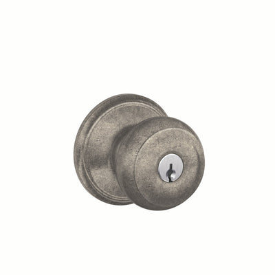 Schlage Georgian Knob Keyed Entry Lock Standard Trim