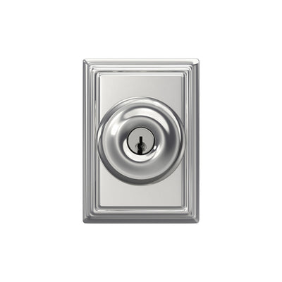 Schlage Georgian Knob Keyed Entry Lock Addison Trim