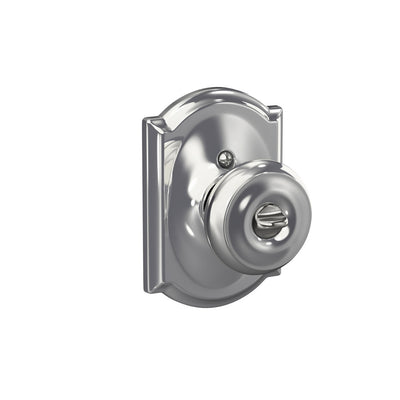 Schlage Georgian Knob Keyed Entry Lock Camelot Trim