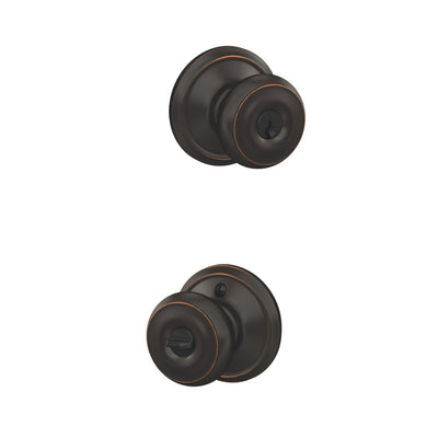 Schlage Georgian Knob Keyed Entry Lock Standard Trim