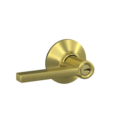 Schlage Latitude Lever Keyed Entry Lock Standard Trim