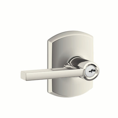 Schlage Latitude Lever Keyed Entry Lock Greenwich Trim