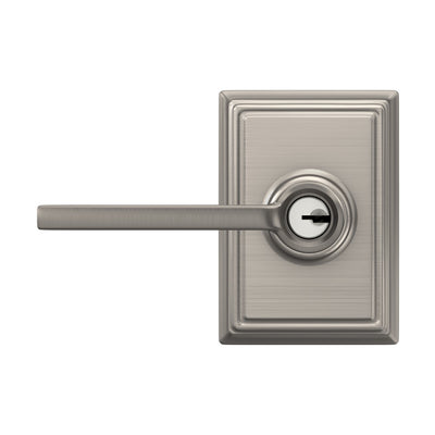 Schlage Latitude Lever Keyed Entry Lock Addison Trim