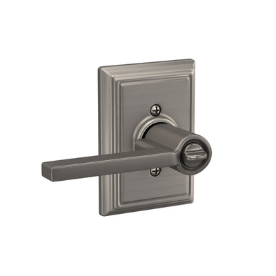 Schlage Latitude Lever Keyed Entry Lock Addison Trim