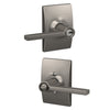 Schlage Latitude Lever Keyed Entry Lock Century Trim