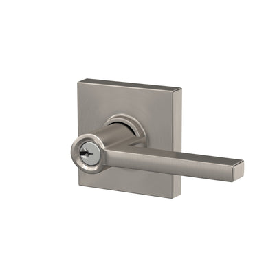 Schlage Latitude Lever Keyed Entry Lock Collins Trim