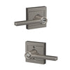 Schlage Latitude Lever Keyed Entry Lock Upland Trim