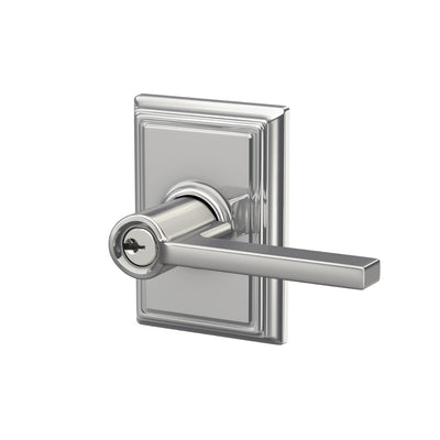 Schlage Latitude Lever Keyed Entry Lock Addison Trim