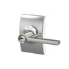 Schlage Latitude Lever Keyed Entry Lock Century Trim