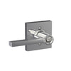 Schlage Latitude Lever Keyed Entry Lock Collins Trim