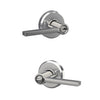 Schlage Latitude Lever Keyed Entry Lock Greyson Trim