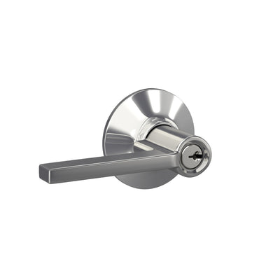 Schlage Latitude Lever Keyed Entry Lock Standard Trim