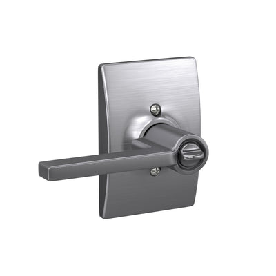 Schlage Latitude Lever Keyed Entry Lock Century Trim