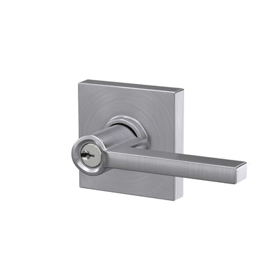 Schlage Latitude Lever Keyed Entry Lock Collins Trim