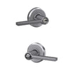 Schlage Latitude Lever Keyed Entry Lock Greyson Trim