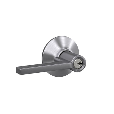 Schlage Latitude Lever Keyed Entry Lock Standard Trim