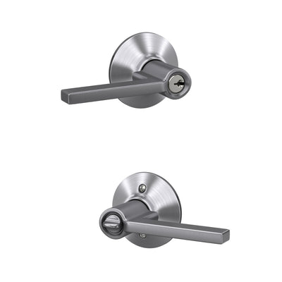 Schlage Latitude Lever Keyed Entry Lock Standard Trim