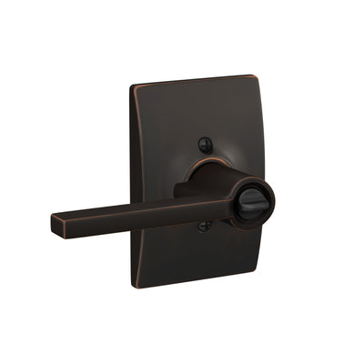 Schlage Latitude Lever Keyed Entry Lock Century Trim