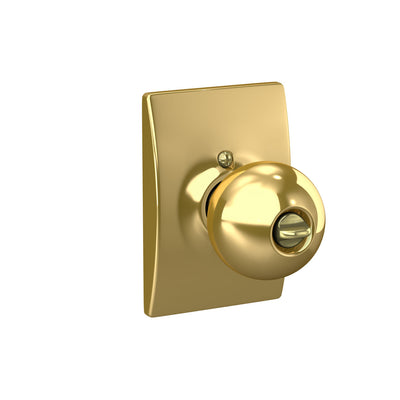 Schlage Orbit Knob Keyed Entry Lock Century Trim