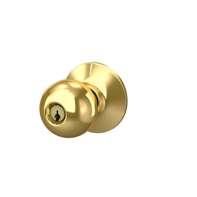 Schlage Orbit Knob Keyed Entry Lock Standard Trim