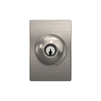 Schlage Orbit Knob Keyed Entry Lock Century Trim