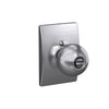 Schlage Orbit Knob Keyed Entry Lock Century Trim