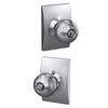 Schlage Orbit Knob Keyed Entry Lock Century Trim