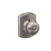 Schlage Plymouth Knob Keyed Entry Lock Greenwich Trim